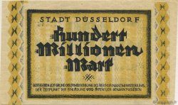 100 Millions Mark GERMANIA Düsseldorf 1923  AU