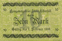 10 Mark DEUTSCHLAND Elberfeld 1918  fST