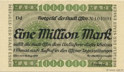 1 Million Mark GERMANY Essen 1923  UNC-