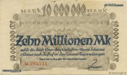 10 Millions Mark GERMANY Essen 1923  XF