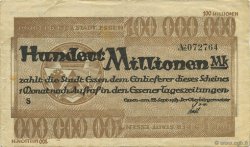 100 Millions Mark DEUTSCHLAND Essen 1923  SS