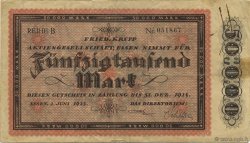 50000 Mark GERMANY Essen 1923 