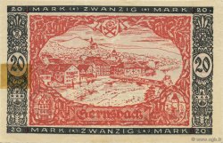 20 Mark ALEMANIA Gaggenau-Gernsbah-Forbach 1922  MBC