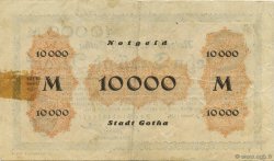 10000 Mark DEUTSCHLAND Gotha 1923  SS