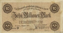 10 Millions Mark DEUTSCHLAND Herne 1923  SS