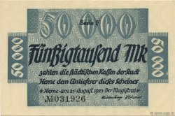 50000 Mark GERMANIA Herne 1923  q.FDC