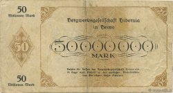 50 Millions Mark GERMANY Herne 1923  VF