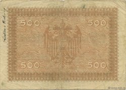 500 Mark GERMANY Köln 1922  F