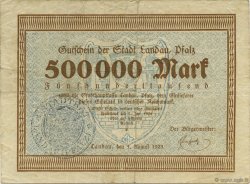 500000 Mark GERMANY Landau Pfalz 1923  VF