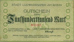 500000 Mark GERMANY Ludwigshafen 1923 