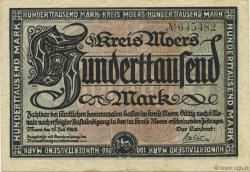 100000 Mark ALLEMAGNE Moers 1923 