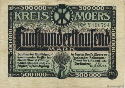 500000 Mark DEUTSCHLAND Moers 1923  SS