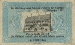 50 Pfennig GERMANY Mulhouse 1918  VF