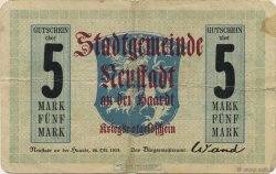 5 Mark DEUTSCHLAND Neustadt An Der Haardt 1918  SS