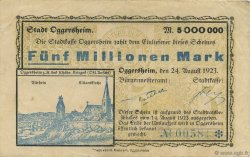 5 Millions Mark GERMANY Oggersheim 1923  VF