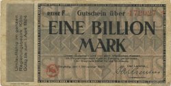 1 Billion Mark GERMANIA Siegburg 1923  q.BB