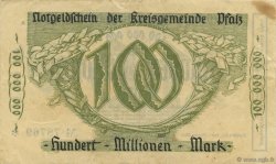 100 Millions Mark GERMANY Speyer 1923  VF