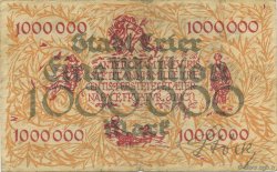 1 Million Mark DEUTSCHLAND Trier - Trèves 1923  SS