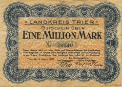 1 Million Mark GERMANY Trier - Trèves 1923  VF-