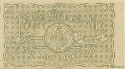 50 Milliards Mark GERMANY Trier - Trèves 1923  AU