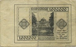 1 Million Mark GERMANY Wiesbaden 1923  F+