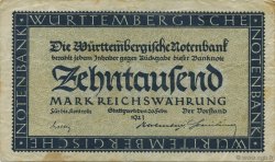 10000 Mark ALLEMAGNE Stuttgart 1923 PS.0982 TTB
