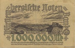 1 Million Mark GERMANY Stuttgart 1923 PS.0987 VF