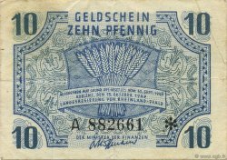 10 Pfennig ALEMANIA Coblenz 1947 PS.1005 MBC