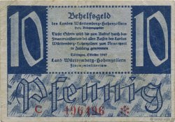 10 Pfennig ALEMANIA  1947 PS.1008b MBC