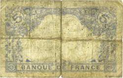 5 Francs BLEU FRANCIA  1913 F.02.18 B
