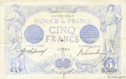 5 Francs BLEU FRANKREICH  1915 F.02.27 fS