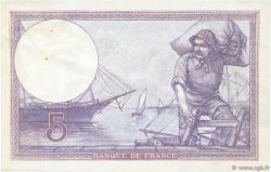 5 Francs FEMME CASQUÉE FRANCIA  1927 F.03.11 EBC