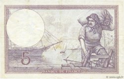 5 Francs FEMME CASQUÉE FRANKREICH  1930 F.03.14 SS