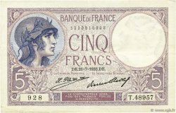 5 Francs FEMME CASQUÉE FRANCIA  1932 F.03.16 EBC