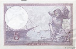 5 Francs FEMME CASQUÉE modifié FRANKREICH  1939 F.04.01 VZ