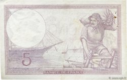 5 Francs FEMME CASQUÉE modifié FRANCE  1939 F.04.12 pr.SUP