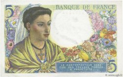 5 Francs BERGER FRANCE  1943 F.05.02 AU