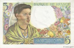5 Francs BERGER FRANCIA  1943 F.05.03 SPL