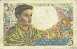 5 Francs BERGER FRANCE  1943 F.05.04 VF-
