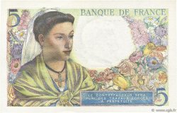 5 Francs BERGER FRANCE  1943 F.05.04 UNC