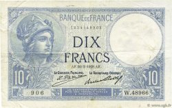 10 Francs MINERVE FRANCIA  1928 F.06.13 MBC