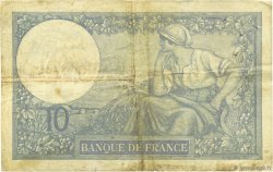 10 Francs MINERVE FRANCIA  1937 F.06.18 MB