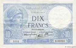 10 Francs MINERVE modifié FRANCIA  1939 F.07.02 BB