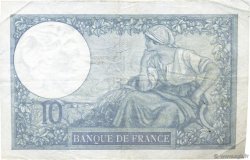 10 Francs MINERVE modifié FRANCIA  1941 F.07.29 MBC