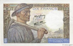 10 Francs MINEUR FRANCE  1942 F.08.05