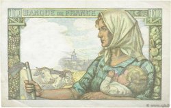 10 Francs MINEUR FRANKREICH  1942 F.08.05 VZ