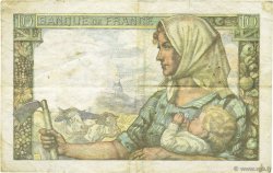 10 Francs MINEUR FRANKREICH  1943 F.08.08 fSS