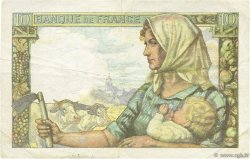 10 Francs MINEUR FRANKREICH  1944 F.08.10 SS