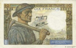 10 Francs MINEUR FRANKREICH  1944 F.08.12 SS