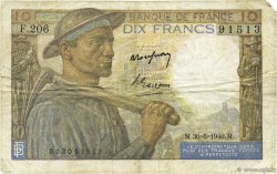 10 Francs MINEUR FRANCE  1949 F.08.22a F